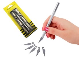 Cutter bisturi con 5 hojas